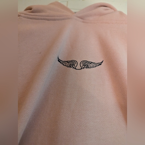 Zadig & Voltaire - Georgy Photoprint Hoodie in Pink, size M, NWOT - Picture 4 of 8